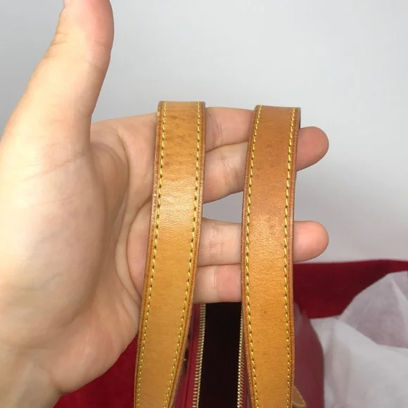 authentic Louis Vuitton Tote Bag Rosewood  REDS - Picture 14 of 16